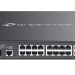 Switch TP-LINK SG5428XMPP - Negro, 587, 7 W, 24 puertos