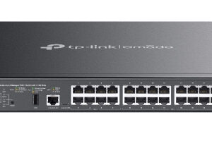 Switch TP-LINK SG5428XMPP - Negro, 587, 7 W, 24 puertos