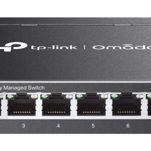 TP-LINK Switch administrable OMADA Gigabit (ES208G) 8 puertos RJ45 de 10/100/1000 Mbps. Negociación automática/MDI/MDIX automático