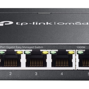 TP-LINK Switch Gigabit OMADA (ES205G) 5 puertos RJ45 de 10/100/1000 Mbps - Negociación automática/MDI/MDIX automático