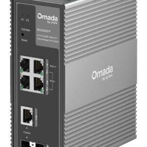 Switch TP-LINK IES206GPP - Gris, 6 puertos