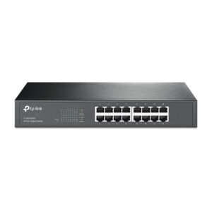 TL-SG1016D Switch TP-LINK - Gris, 10/100/1000 Mbps, 16ptos, Escritorio