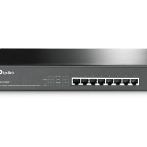 Switch Gigabit TP-LINK No administrable POE (TL-SG1008MP) - Negro, 126W, 8 puertos