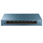 Switch de 8 puertos gigabit TP-LINK LS108G para escritorio plug and play con carcasa de acero