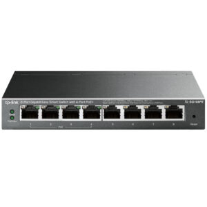 Switch TP-LINK TL-SG108PE - Negro, 15, 4 W, 8