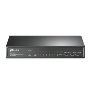 TP-LINK TL-SF1009P Switch de escritorio de 9 puertos a 10 / 100Mbps con 8 puertos PoE+