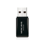 Adap. mini usb inalámbrico de 300mbps MERCUSYS MW300UM para conectar más dispositivos de manera confiable