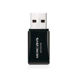 Adap. mini usb inalámbrico de 300mbps MERCUSYS MW300UM para conectar más dispositivos de manera confiable