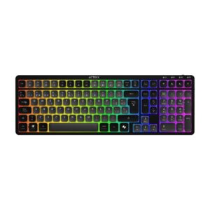 AC-940061 Teclado Inalámbrico RGB Techno PRO TI790 ACTECK Elite Series Iluminación RGB - Teclado Multidispositivo Inalámbrico, Dongle 2.4Mhz, Bluetooth