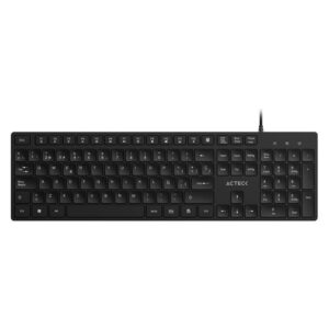 Teclado Alámbrico VANTAGE AERO TA545 ACTECK Conectividad USB - 105 teclas de Bajo Perfil
