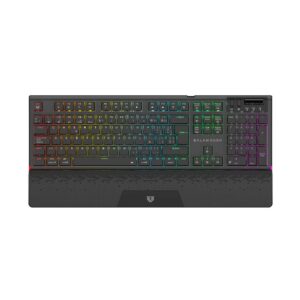 Teclado Gamer Inalámbrico DOMINATE EXPERT GK9791 Balam Rush Legend Series - Color Negro, BR-940382