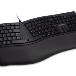 K75400ES Teclado ergonómico Pro Fit KENSINGTON con escritura silencionsa; teclas de accesos directos; dividido con inclinación inversa ajustable USB-A - 1.80mts.