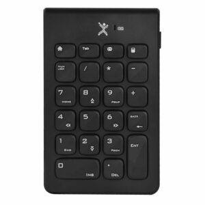 PERFECT CHOICE Teclado Numérico Inalámbrico NUMBRA PC-201106 - diseño portátil, ligero y delgado es el complemento ideal para tu laptop, teclado 1.5 Vcc 40mA (1 batería AA