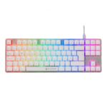 Naceb Gaming NA-0971 Naceb teclado mecanico tkl gamer low profile rgb 80 k1009 87 teclas full blancas