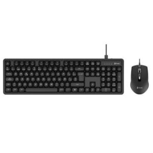 Teclado y Mouse Nextep NE-490A Pro Alámbrico Operación Silenciosa USB Velocidad 1200 dpi 4 botones / 105 teclas