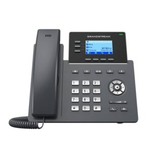 Grandstream GRP2603P Teléfono IP de 3 líneas con 6 cuentas SIP - conferencia de 5 vias, GDMS, Gigabit con Poe pero NO incluye su fuente de alimentación