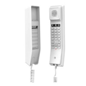 Grandstream GHP610 Teléfono IP Hotelero - 2 líneas con 2 cuentas SIP, conferencia de 3 vías, Poe, GDMS, color blanco