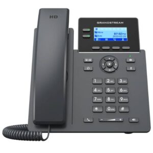 Grandstream GRP2602G Teléfono IP de 2 líneas con 4 cuentas SIP - conferencia de 5 vías, Ethernet, Poe, pero SI incluye su fuente de alimentación