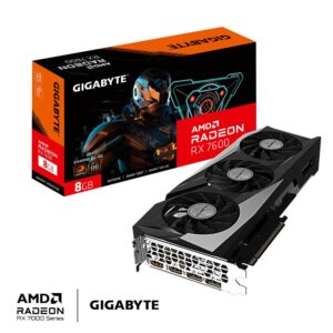 TAR VIDEO GV-R76GAMING OC-8GD Tarjeta de Video GIGABYTE AMD Radeon RX 7600 GAMING OC 8G - 8GB 128 bits GDDR6, PCI Express 4.0