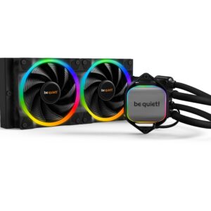 PURE LOOP 2 FX 240MM ENFRIADOR Be Quiet! Pure Loop 2 FX 240 mm BW013 es la unidad de refrigeración por agua todo en uno silenciosa - con iluminación ARGB
