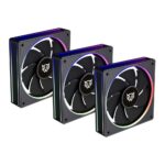 Kit 3 Ventiladores 120mm EOLOX BORA EXB85R Balam Rush Azender Series Velocidad: 600-1800 Rpm - Nivel de ruido 28DB