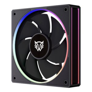 BR942225 Ventilador de 120mm Balam Rush Eolox Bora-R EXB85R Velocidad: 600-1600 Rpm Flujo de aire: 48 CFM - Ruido: 28 dB, 7 Aspas (Inversas), Iluminacion ARGB