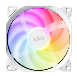 VENTO 120 ARGB PWMv Ventilador XPG VENTO 120 ARGB PWM TRIPLE PACK (Pulse Width Modulation). Dimensiones 120 x 120 x 25mm. Iluminacion ARGB. BLANCO VENTO120ARGBPWM3C-WHCWW