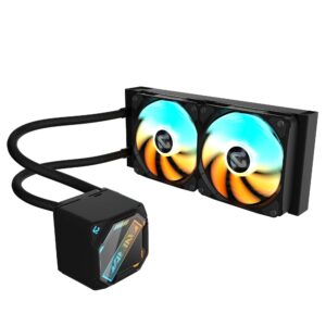 Enfriamiento GIGABYTE GME 240 - Enfriador, Negro, 4500 RPM