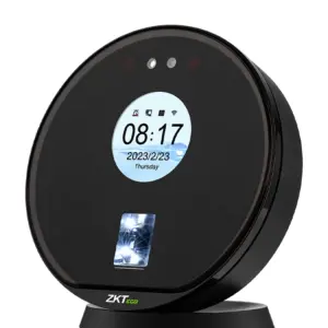ZKTECO D3 - Terminal de Asistencia y Acceso Básico para Interior con Pantalla LCD de 2.8", 500 Rostros, 1,000 Huellas Digitales BioID+, 150,000 Registros, Wi-Fi de 2.4 GHz, TCP/IP y ZKBio Zlink