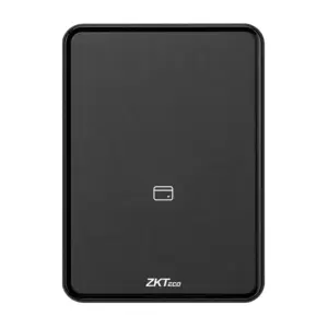 ZKTECO CR100 - Lector USB de Escritorio para Enrolamiento de Tarjetas ID de 125 kHz y MIFARE de 13.56 MHz, Doble Frecuencia y Conexión USB Type-C
