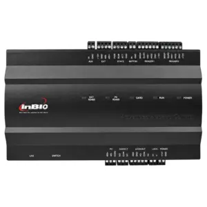 ZKTECO InBio160 - Panel de Control de Acceso Biométrico para 1 Puerta con 3,000 Huellas, 30,000 Tarjetas, 100,000 Eventos, 2 Lectores RS-485, 2 Lectores Wiegand, TCP/IP, RS-485, Tecnología Pull e Integración vía PullSDK