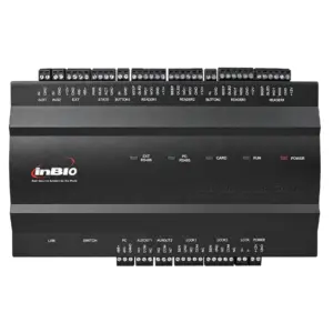 ZKTECO InBio260 - Panel de Control de Acceso Biométrico para 2 Puertas con 3,000 Huellas, 30,000 Tarjetas, 100,000 Eventos, TCP/IP, RS-485 y Tecnología Pull e Integración vía PullSDK