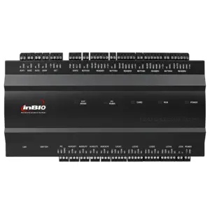 ZKTECO InBio460 - Panel de Control de Acceso Biométrico para 4 Puertas con 3,000 Huellas, 30,000 Tarjetas, 100,000 Eventos, TCP/IP, RS-485 y Tecnología Pull e Integración vía PullSDK