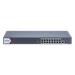 SWITCH POE ADMINISTRABLE / 16 PUERTOS GIGABIT POE+ / 1 PUERTO GIGABIT UPLINK / 1 PUERTO SFP / 130 WATTS TOTAL