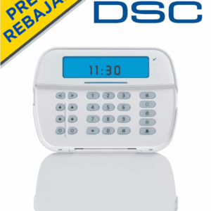 DSC HS2LCDRF9N - Teclado Cableado LCD Alfanumérico con Transceptor integrado de 32 caracteres admite 128 zonas compatible con NEO