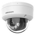 Domo IP 4 Megapixel / Lente 2.8 mm / Dual Light (30 mts IR + 30 mts Luz Blanca) / Micrófono Integrado / Antivandálico IK08 / Motion Detection 2.0 / Exterior IP67 / H.265 / PoE / ONVIF / Micro SD