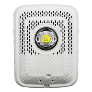 SYSTEM SENSOR SPSWLED – Bocina con Estrobo / Montaje en Pared / Consumo Reducido 38% / Diseño Plug-in / Anti-manipulación / Compatibilidad Retro