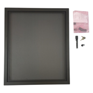 NOTIFIER EQDR-B4 – Puerta Ventilada para Gabinete / Acero Calibre 16 / Tamaño B 2 Niveles / Bisagra Reversible 180° / 61.28 cm x 72.71 cm / Color Negro