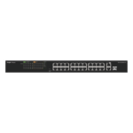 RUIJIE RG-ES126FGS-LP – Switch PoE+ No Administrable / 24 Puertos 10/100 PoE+ / 2 Uplinks Gigabit / 1 SFP Combo / 180W / 8.8 Gbps / 1U