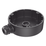 HIKVISION DS-1280ZJ-DM8(BLACK) – Caja de Conexión para Exterior / Aleación de Aluminio y Acero / Carga Máxima 4.5 kg / Dimensiones Compactas 126.7 x 35 mm