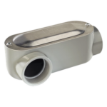RAWELT OLR-0080C – Caja de Conexión Ovalada / Rosca NPT 1 1/2" (38.1 mm) / Tipo LR / Aluminio Diecast / Hermética / UL y CSA