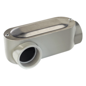 RAWELT OLR-0080C – Caja de Conexión Ovalada / Rosca NPT 1 1/2" (38.1 mm) / Tipo LR / Aluminio Diecast / Hermética / UL y CSA