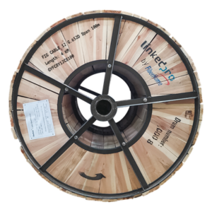 LINKEDPRO BY FIBERHOME GYFC8Y12CS100/4KM – Carrete de Fibra Óptica Aérea Figura 8 / G.652D Monomodo / 12 Hilos / Span 100 m / 4 km / 13,123 pies
