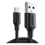 UGREEN 20882 – Cable USB-A a USB-C / Carga Rápida 60W / Transferencia 5 Gbps / 1 Metro (3.3 ft) / Blindaje Múltiple / 10,000 Inserciones