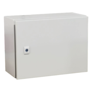 PRECISION PST-4030-30A – Gabinete de Acero / IP66 / IK10 / 400 x 300 x 300 mm / Carga 40 kg / Placa Trasera Metálica 2 mm / Cerradura con Llave