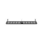 PANDUIT FLEX-PLATE1U – Organizador de Holgura para Fibra Óptica / 1 UR / 12 Casetes / Acero / 8.88' (225.5 mm) Profundidad / Negro
