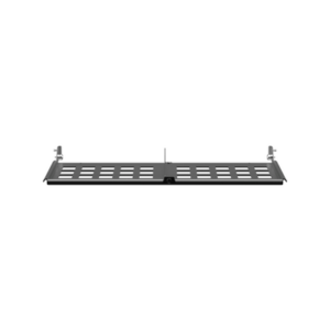 PANDUIT FLEX-PLATE1U – Organizador de Holgura para Fibra Óptica / 1 UR / 12 Casetes / Acero / 8.88' (225.5 mm) Profundidad / Negro