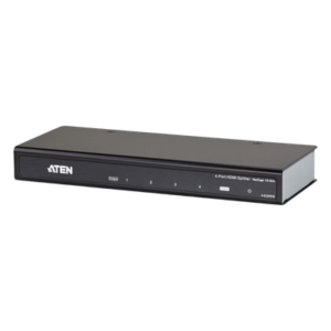 ATEN VS184A – Splitter HDMI / 1 Entrada x 4 Salidas / 4K UHD @ 60 Hz / HDCP 2.2 / HDR 4:4:4 / 10.2 Gbps / EDID Automático