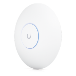 UBIQUITI U7-PRO-MAX – Access Point / WiFi 7 / Tribanda 2.4/5/6GHz / 8 Streams Espaciales / 2.5 GbE / 160 m² (1.750 ft²) / +500 Clientes / PoE+ / Techo o Pared