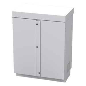 EPCOM INDUSTRIAL EFCB091206W – Gabinete Exterior para Baterías y Radiocomunicación / Acero Galvanizado / 12 Baterías PL110D12 / 1180 x 875 x 570 mm / IP para Alta Humedad